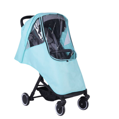Habillage de pluie poussette universel respirant turquoise