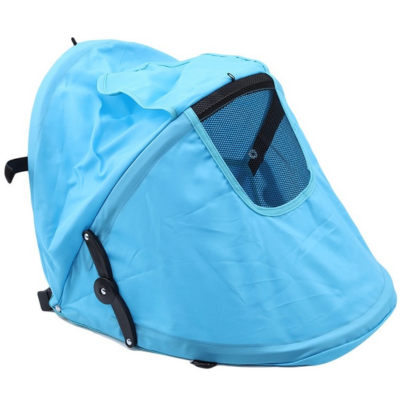 Par soleil pour poussette protection UV universelle bleu