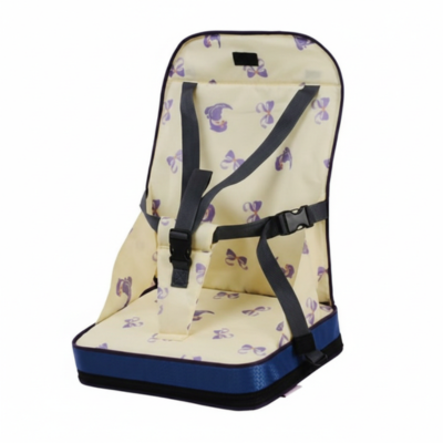 Rehausseur de chaise pliable sécurisé jaune