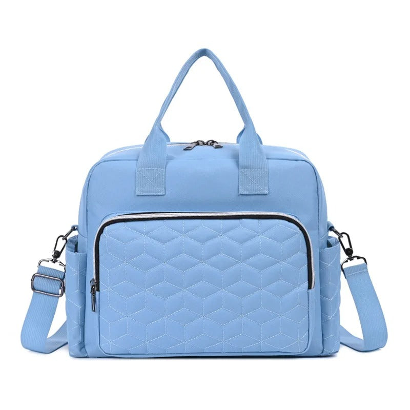 sac à langer bébé bandoulière bleu