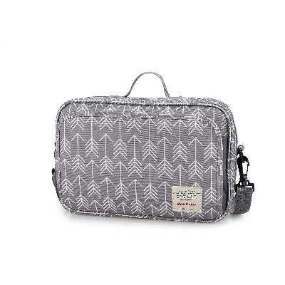 sac à langer polyvalent flèche gris