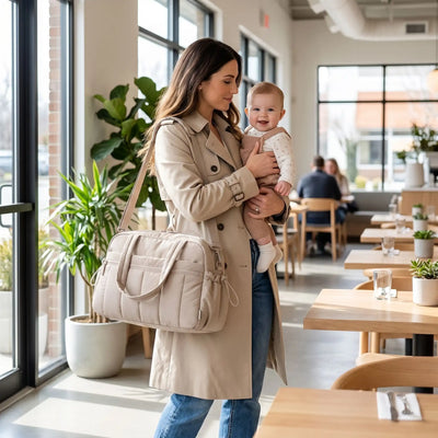 sac à langer élégant pour parent nomade