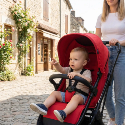 Barre de sécurité universelle rembourrée maman bébé promenade