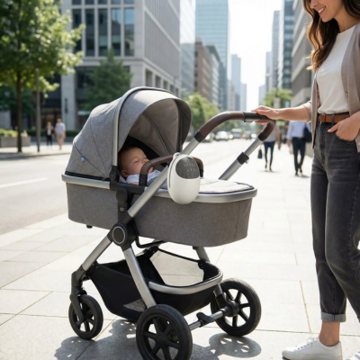 Berceur de poussette automatique bluetooth maman promenade ville