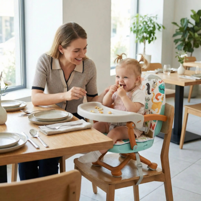 Chaise rehausseur portable confort maman bébé fille restaurant