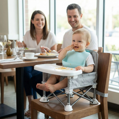 Chaise rehausseur portable diner restaurant papa maman