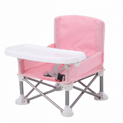 Chaise rehausseur portable rose