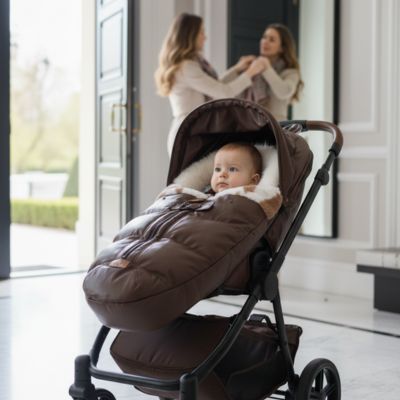 Chancelière bébé hiver protect maman départ