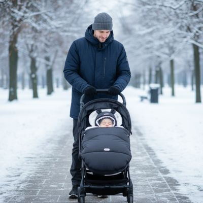Chancelière bébé thermo protect premium papa promenade