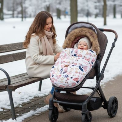 Chancelière cocon polaire imperméable maman pause parc