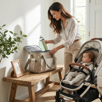 Chauffe biberon portable multifonction sac à langer entrée 