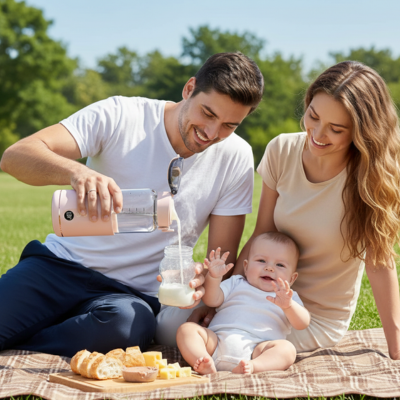 chauffe biberon nomade voyageur usb pic nic famille