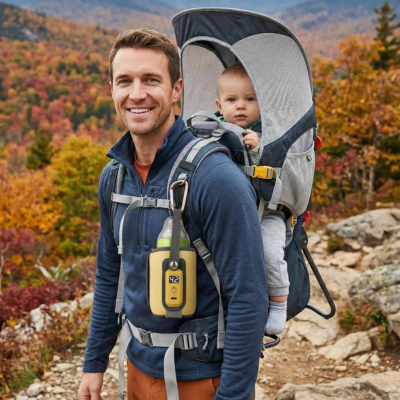 Chauffe biberon polyvalent papa promenade bébé