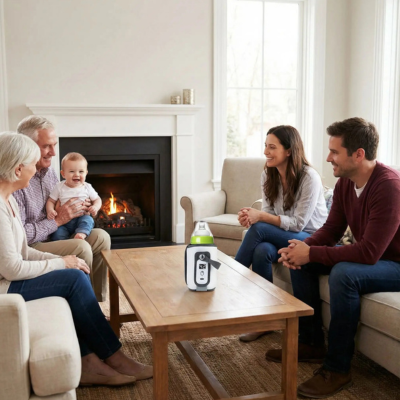 Chauffe biberon polyvalent visite famille