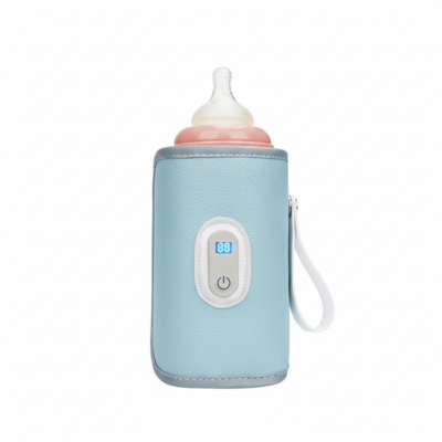 Chauffe biberon portable bleu