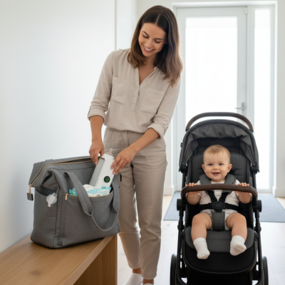 Chauffe biberon portable nomade express maman sac à langer