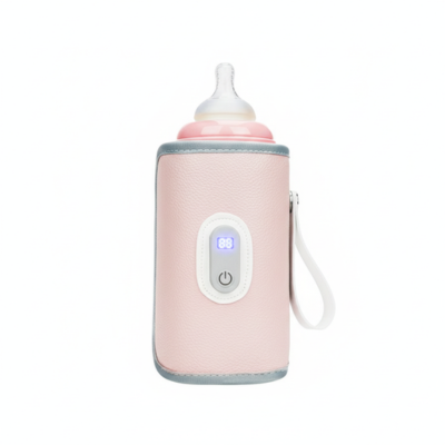 Chauffe biberon portable rose