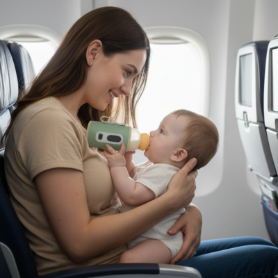 Chauffe biberon travelwarm maman bébé avion