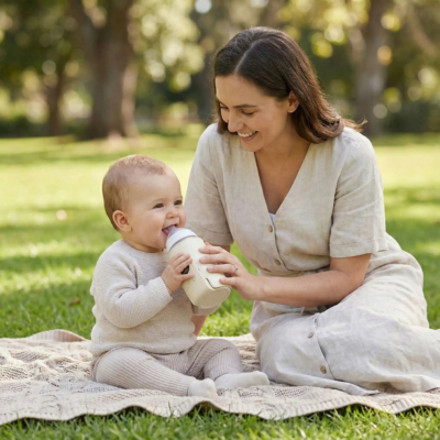 Chauffe biberon usb rechargeable bébé maman parc