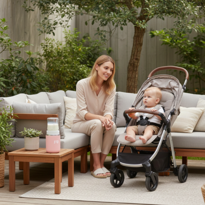 Chauffe biberon voyagesmart terrasse maison maman