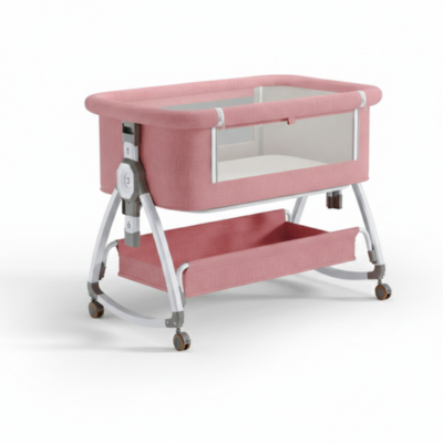 Couffin bébé nomade confort sécurisé rose