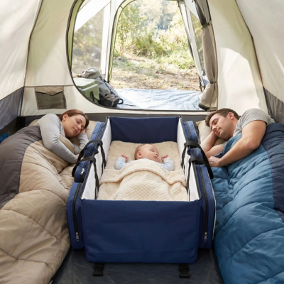 Couffin bébé transportable 2 en 1 nomade famille dodo camping