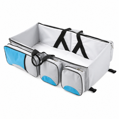 Couffin bébé transportable 2 en 1 nomade gris