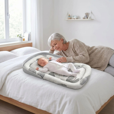 Couffin voyage nomade confort bébé dodo lit grand-maman