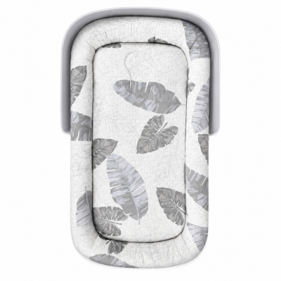 Couffin voyage nomade confort gris feuillage