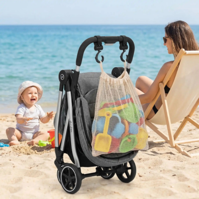 Crochet poussette rotation 360 océan bébé plage sac jouet