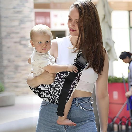 Écharpe de portage bandoulière bebe joyeux