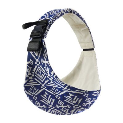 Écharpe de portage bandoulière motif bleu