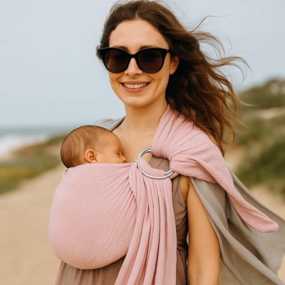 Écharpe de portage bébé maman main libre maman vent