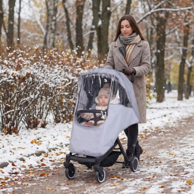 Habillage de pluie poussette universel respirant promenade sentier neige