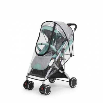 Habillage pluie poussette transparent 