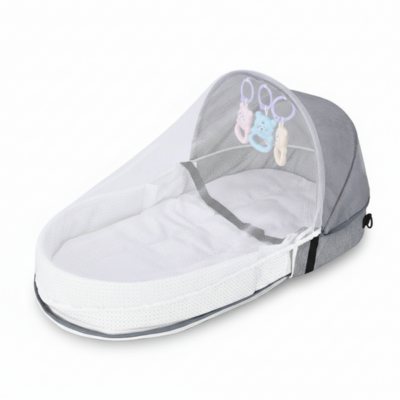 Lit de voyage bébé nomadcosy gris
