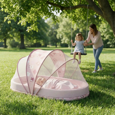 Lit voyage bébé douceur cocon bébé dodo maman balance grande sœur