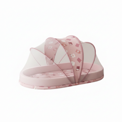 Lit voyage bébé douceur cocon rose
