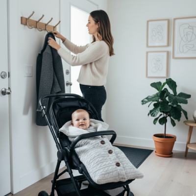 Nid d'ange bébé cocon douceur bébé poussette