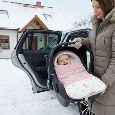 Nid d'ange bébé velourtherm bébé coquille
