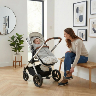 Nid d'ange bébé velourtherm bébé poussette