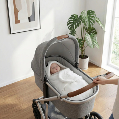 Nid d'ange cocon douillet bébé dodo landeau