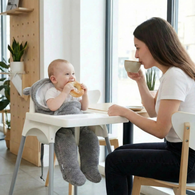 Nid d'ange cozywinter maman bébé café