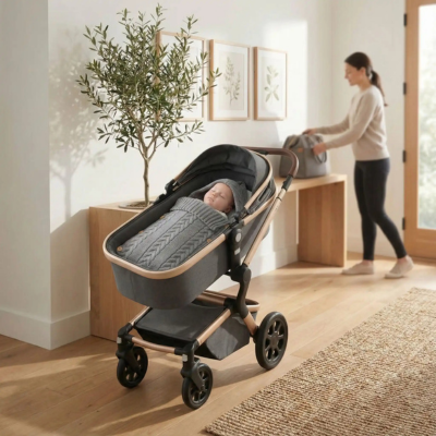 Nid d'ange thermocapuche bébé dodo landeau maison 