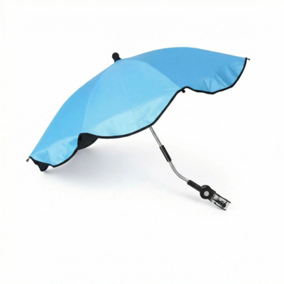 Ombrelle pour poussette polyvalent UPF50 bleu