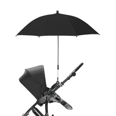 Ombrelle pour poussette protection uv articulée noire
