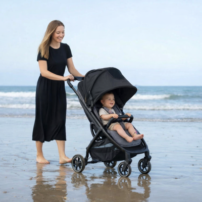 Par soleil pour poussette protection UV universelle promenade bébé mer