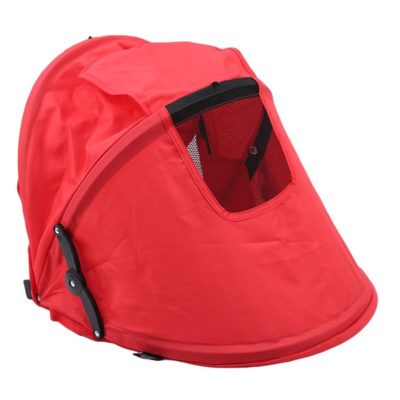 Par soleil pour poussette protection UV universelle rouge