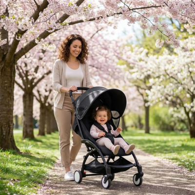 Par soleil pour poussette universel UV promenade maman bébé parc fleurs