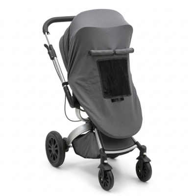 Par soleil pour poussette universel-uv-protect gris